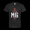Unisex Poly-Rich V-Neck T-Shirt Thumbnail