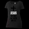 Women's Poly-Rich Scoop Neck T-Shirt Thumbnail